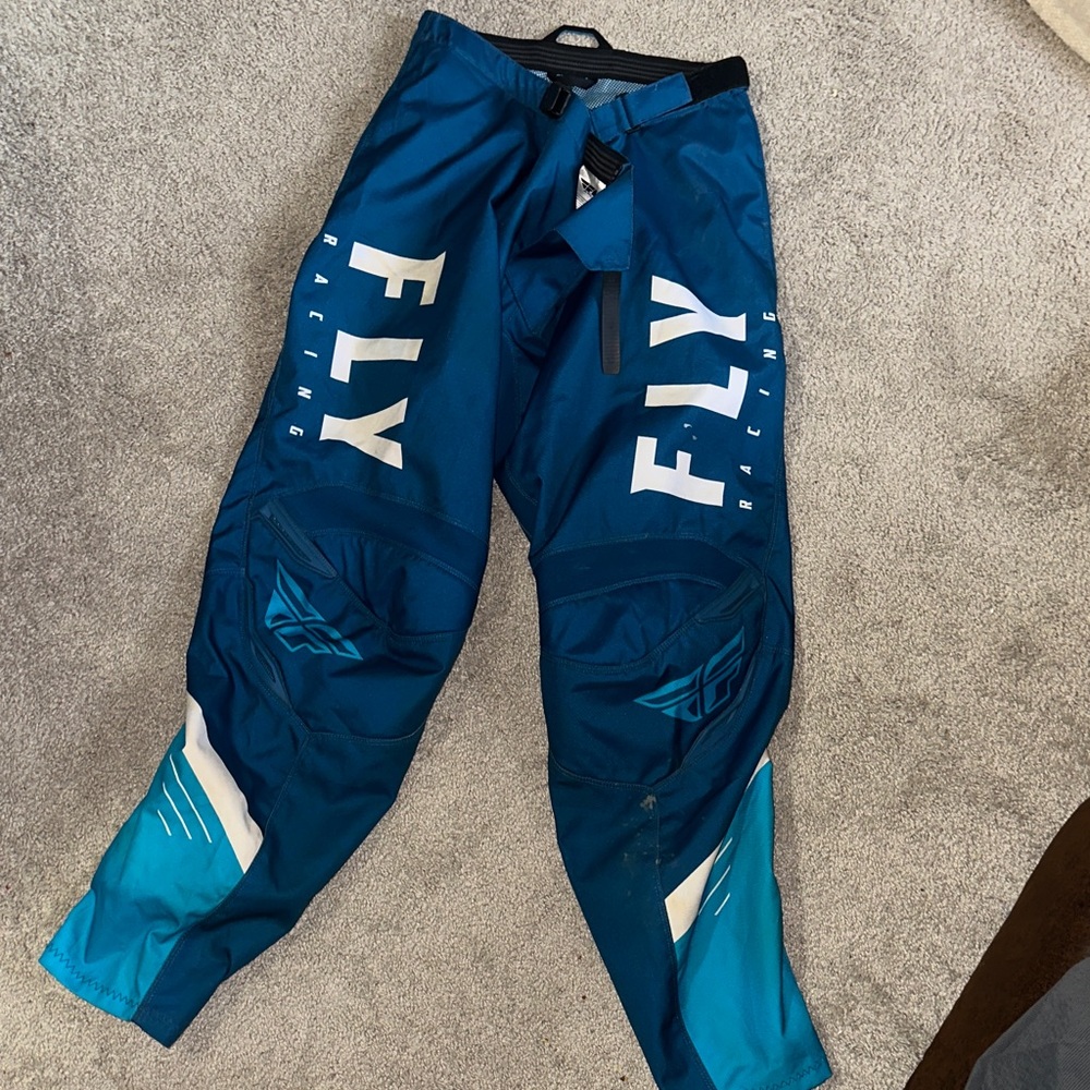 Fly Racing Blue MotorCross Riding Pants